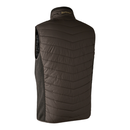 Gilet da uomo imbottito Moor con lavorazione a maglia