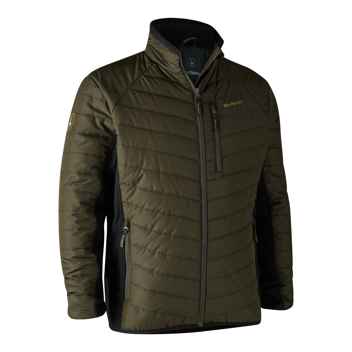 Moor Wattierte Herren Jacke mit Softshell