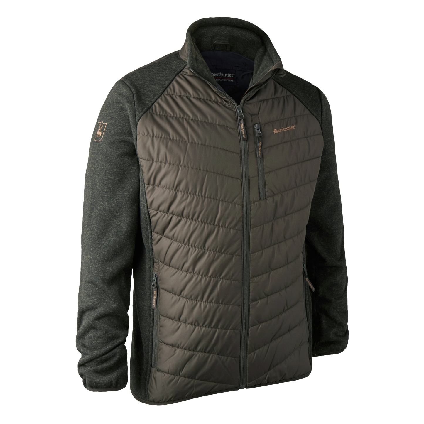 Moor Wattierte Herren Jacke mit Strick