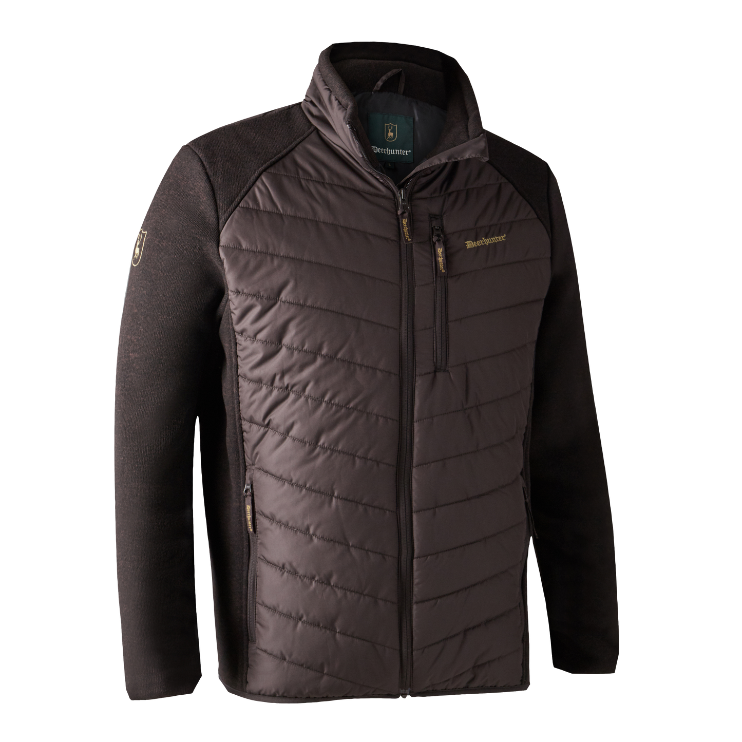 Moor Wattierte Herren Jacke mit Strick