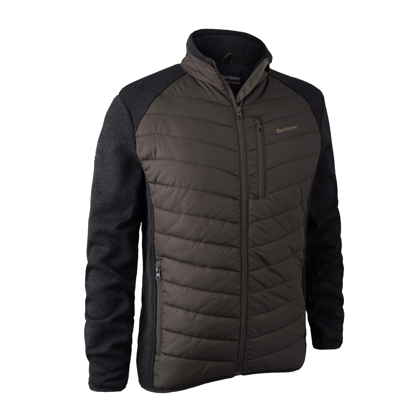 Moor Wattierte Herren Jacke mit Strick
