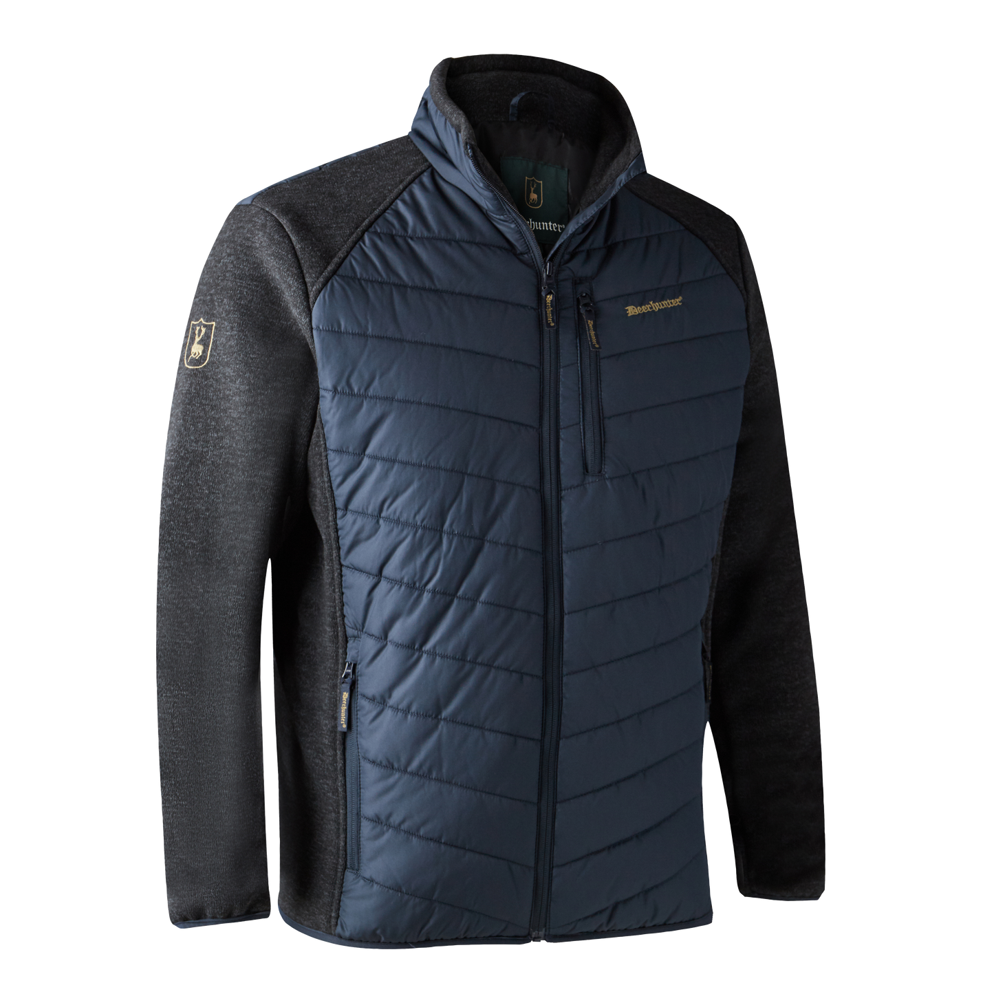 Moor Wattierte Herren Jacke mit Strick
