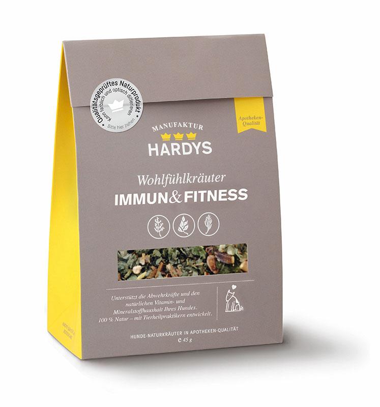 HARDYS Wohlfühlkräuter, Immun & Fitness, 1 x 45 g - glücksthaler.ch