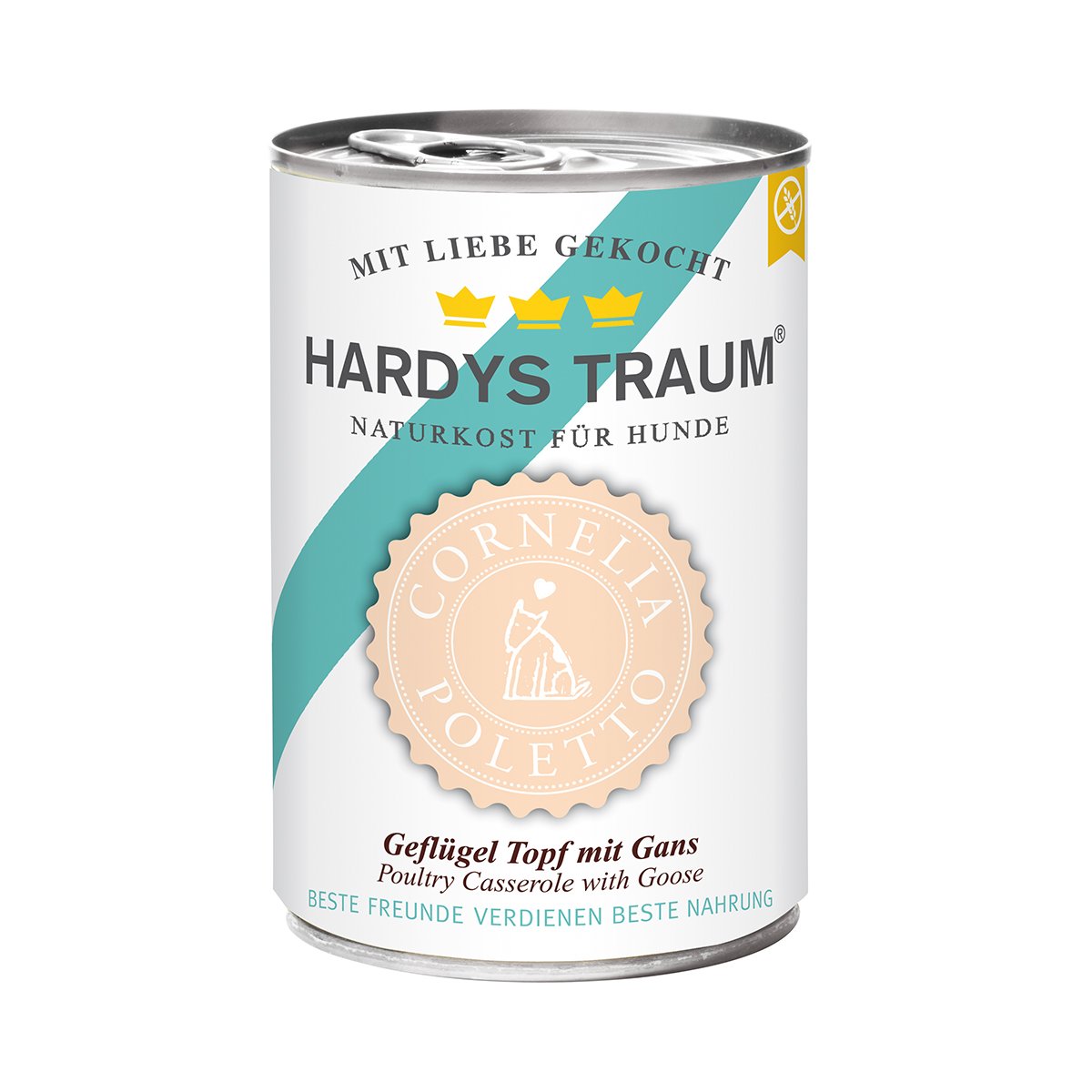 HARDYS TRAUM Edition Cornelia Poletto, Geflügel-Topf mit Gans, 1 x 400 g - glücksthaler.ch