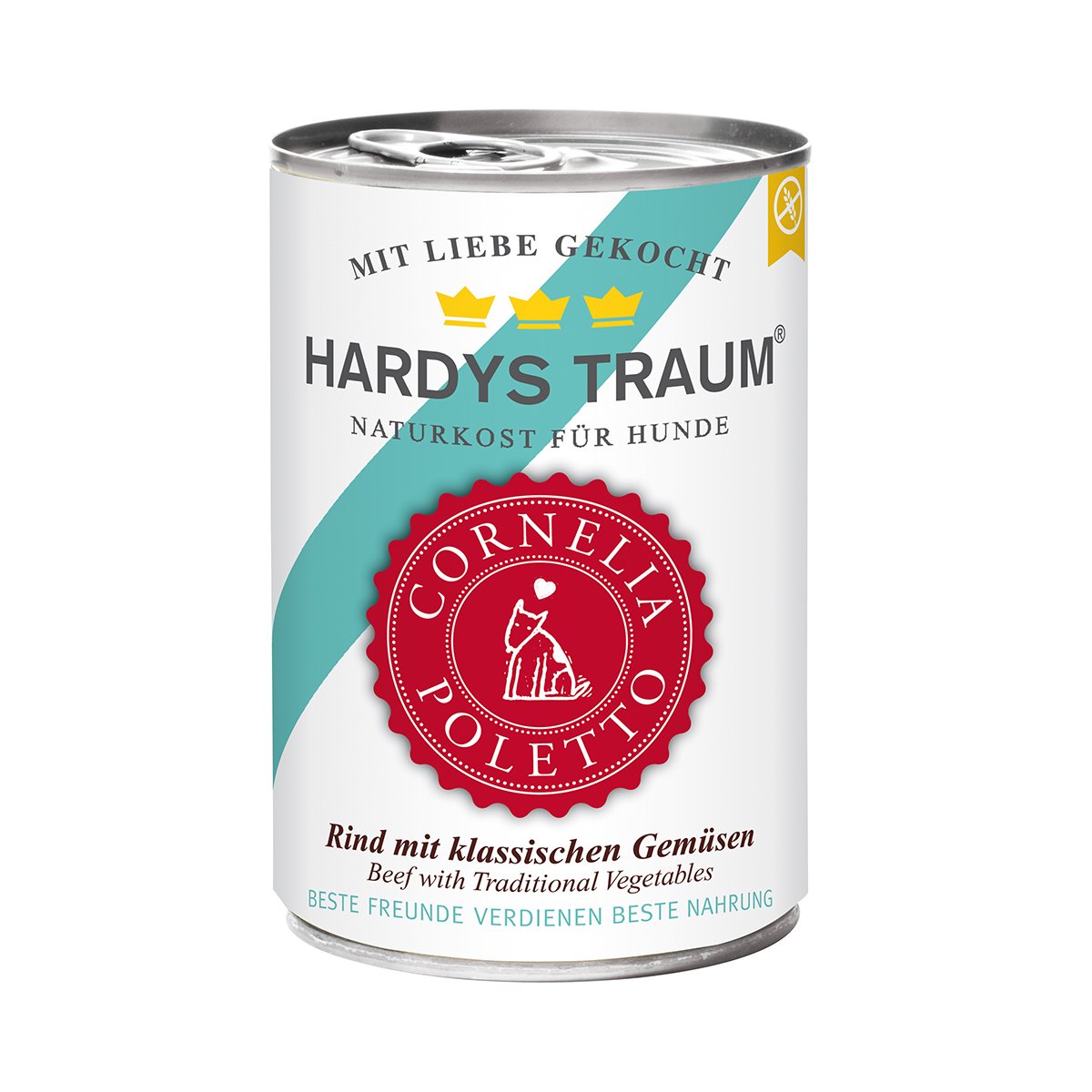 HARDYS TRAUM Edition Cornelia Poletto, Rind mit klassischen Gemüsen, 1 x 400 g - glücksthaler.ch