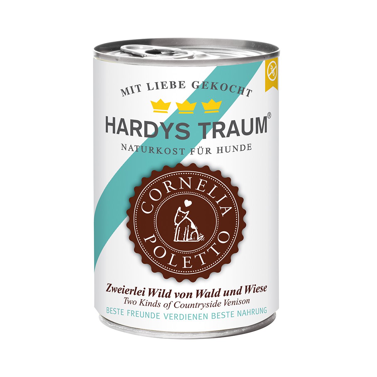 HARDYS TRAUM Edition Cornelia Poletto, Zweierlei Wild von Wald und Wiese, 1 x 400 g - glücksthaler.ch