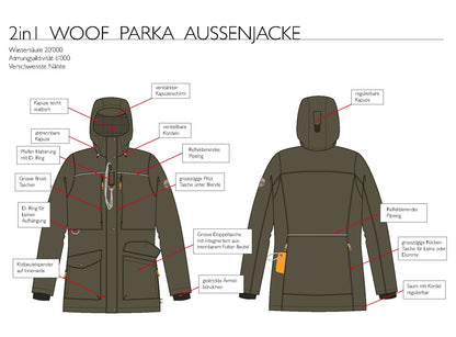 ruuka - Parka Woof Femme